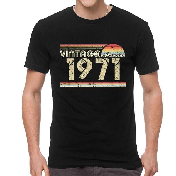 men's t-shirts classic vintage 1971 t shirts men short sleeve cotton 49th birthday gift tee streetwear tshirt idea, White;black
men's t-shirts classic vintage 1971 t shirts men short sleeve cotton 49th birthday gift tee streetwear tshirt idea, White;black