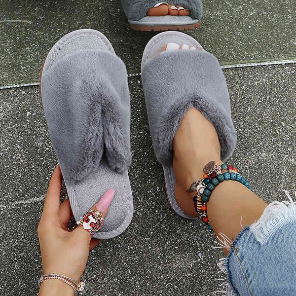 2021 winter women fur slippers home solid color bedroom living room fashion simplicity faux warm flat, Black
2021 winter women fur slippers home solid color bedroom living room fashion simplicity faux warm flat, Black
