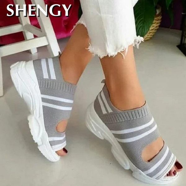 2021 summer women sandals open toe wedges platform ladies shoes knitting lightweight sneakers sandals big size zapatos mujer, Black
2021 summer women sandals open toe wedges platform ladies shoes knitting lightweight sneakers sandals big size zapatos mujer, Black