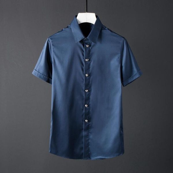 men's casual shirts solid color mens luxury alloy round rivet short sleeve dress plus size 3xl 4xl 100% cotton man, White;black
men's casual shirts solid color mens luxury alloy round rivet short sleeve dress plus size 3xl 4xl 100% cotton man, White;black