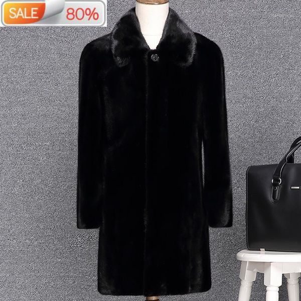 men's leather & faux mens mink real coat men clothes 2021 long winter jacket natural fur coats and jackets warm outerwear b22723, Black
men's leather & faux mens mink real coat men clothes 2021 long winter jacket natural fur coats and jackets warm outerwear b22723, Black