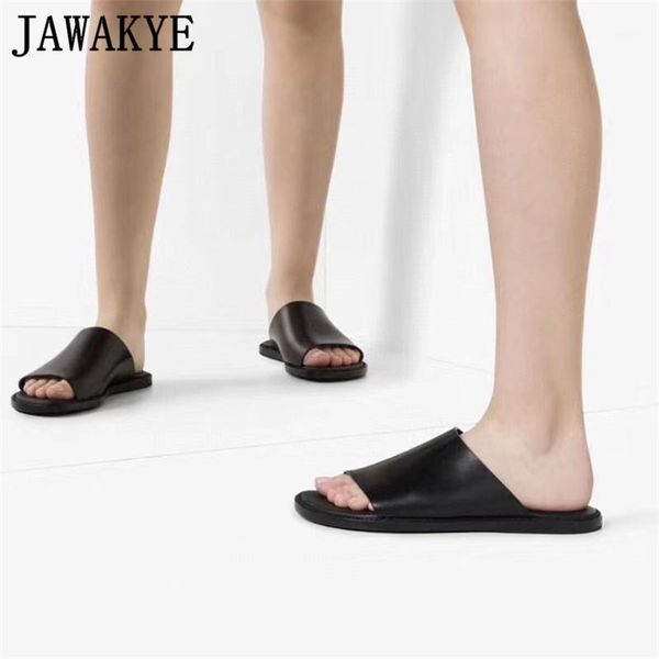 slippers summer real leather mules women's open toe flat heels shoes balck beige concise comfortable loafers woman1, Black
slippers summer real leather mules women's open toe flat heels shoes balck beige concise comfortable loafers woman1, Black