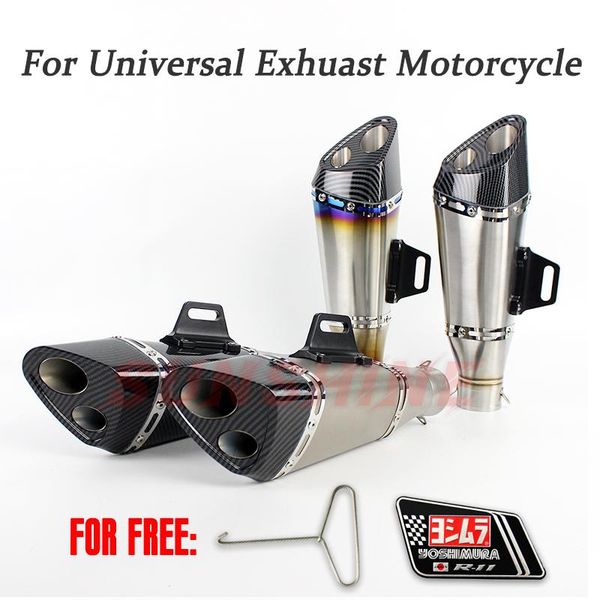 exhaust pipe 51mm motorcycle modify systems double holes muffler escape moto motocross for cbr250 cb600 z1000 er6n atv dirt pit bike
exhaust pipe 51mm motorcycle modify systems double holes muffler escape moto motocross for cbr250 cb600 z1000 er6n atv dirt pit bike