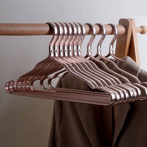 hangers & racks 5/10pcs hanger durable anti-slip antideformation aluminium alloy closet dress clothing towel multifunction storage rack b88
hangers & racks 5/10pcs hanger durable anti-slip antideformation aluminium alloy closet dress clothing towel multifunction storage rack b88