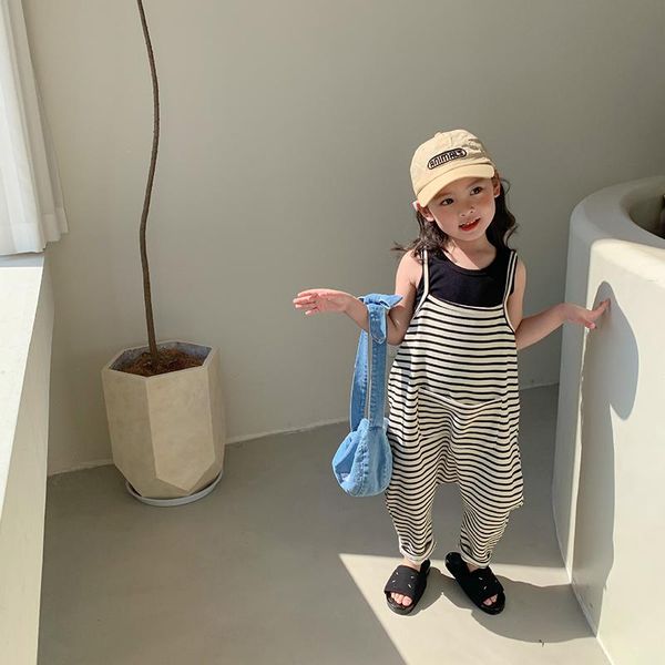 jumpsuits 2021 summer kids clothes korean striped overalls casual cotton children, Blue
jumpsuits 2021 summer kids clothes korean striped overalls casual cotton children, Blue