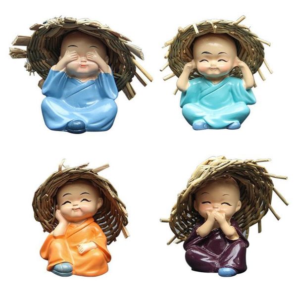 decorative objects & figurines 4 pcs lovely llittle monk car decoration resin crafts little cute four small monks christmas living room chil
decorative objects & figurines 4 pcs lovely llittle monk car decoration resin crafts little cute four small monks christmas living room chil