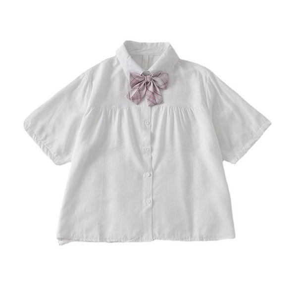 women's blouses & shirts female single breasted shirt student jk uniform blouse summer style harajuku bow tie white short sleev
women's blouses & shirts female single breasted shirt student jk uniform blouse summer style harajuku bow tie white short sleev