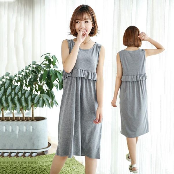 summer casual breastfeeding dress for maternity solid color sleeveless dress pregnant women nursing breastfeeding clothing, White
summer casual breastfeeding dress for maternity solid color sleeveless dress pregnant women nursing breastfeeding clothing, White
