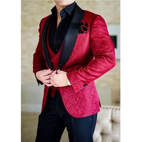 men's suits & blazers style jacquard groomsmen groom tuxedos men wedding man blazer costume homme mariage 3pcs(jacket+pants+vest), White;black
men's suits & blazers style jacquard groomsmen groom tuxedos men wedding man blazer costume homme mariage 3pcs(jacket+pants+vest), White;black