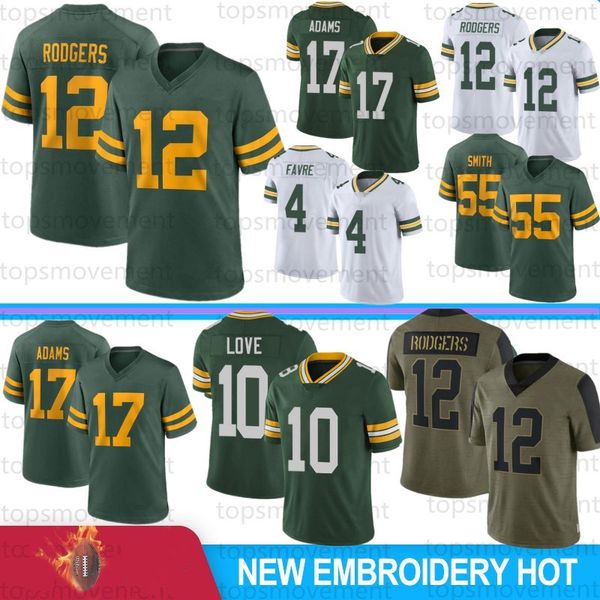 12 aaron rodgers jones men football jerseys 55 smith 10 love 17 davante adams darnell savage jr jaire alexander matthews bart starr favre 20, Black;red
12 aaron rodgers jones men football jerseys 55 smith 10 love 17 davante adams darnell savage jr jaire alexander matthews bart starr favre 20, Black;red