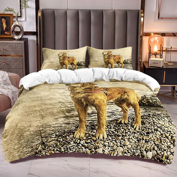 bedding sets golden retriever print kids duvet cover with dog comforter cute pet theme river pattern quilt
bedding sets golden retriever print kids duvet cover with dog comforter cute pet theme river pattern quilt
