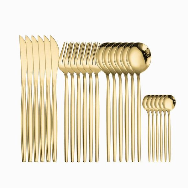dinnerware sets golden cutlery stainless steel set tableware gold knives forks spoons kitchen
dinnerware sets golden cutlery stainless steel set tableware gold knives forks spoons kitchen