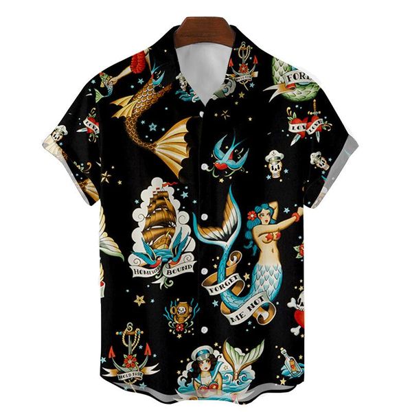men's casual shirts summer for men floral elements 3d digital printing trend loose short-sleeved shirt 6xl large size, White;black
men's casual shirts summer for men floral elements 3d digital printing trend loose short-sleeved shirt 6xl large size, White;black