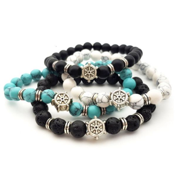 bracelet jewelry design volcanic stone beads white turquoise frosted beaded, Golden;silver
bracelet jewelry design volcanic stone beads white turquoise frosted beaded, Golden;silver