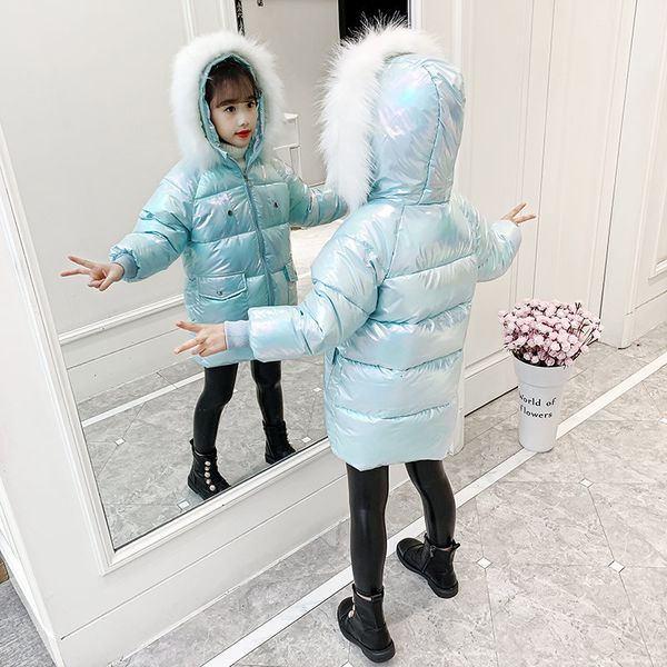 2021 New Colorful Winter Girls Bright Hot Cotton-quilted Jacket Fashion with Hoodie Outerwear Children Clothes Parkas 4-13yrs 0ybn, Blue;gray
2021 New Colorful Winter Girls Bright Hot Cotton-quilted Jacket Fashion with Hoodie Outerwear Children Clothes Parkas 4-13yrs 0ybn, Blue;gray