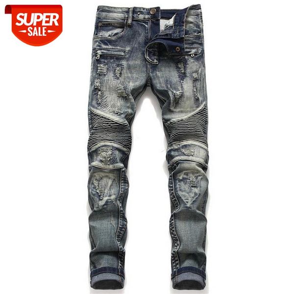 denim designer for men's bike moto jeans stretch straight oversize 28-38 40 42 2021 spring sutumn winter hip hop punk streetwear #gv6h, Black
denim designer for men's bike moto jeans stretch straight oversize 28-38 40 42 2021 spring sutumn winter hip hop punk streetwear #gv6h, Black