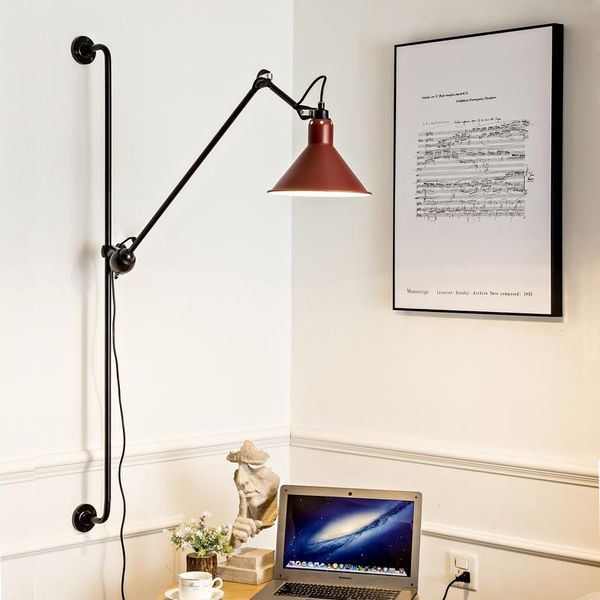 wall lamp modern rotatable led light fixture vintage long arm for living study dinning retro loft lighting home indoor
wall lamp modern rotatable led light fixture vintage long arm for living study dinning retro loft lighting home indoor