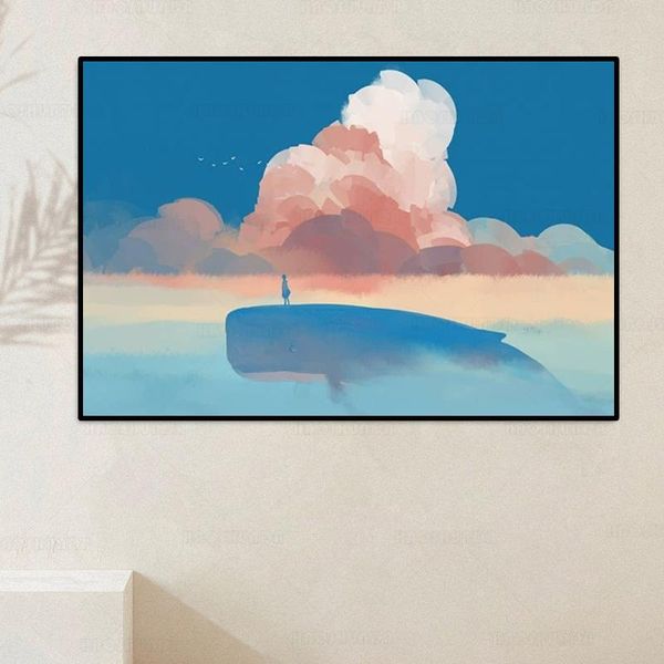 paintings nordic beautiful sky sea whale canvas painting wall art posters and prints landscape abstract picture for living room hoem decor
paintings nordic beautiful sky sea whale canvas painting wall art posters and prints landscape abstract picture for living room hoem decor