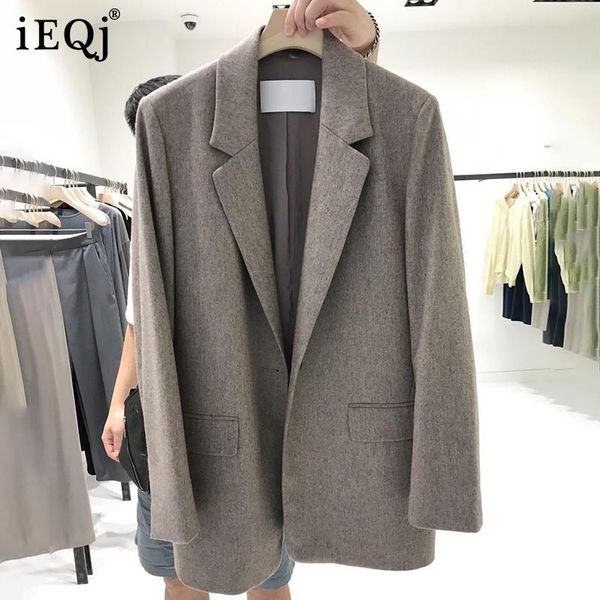 women's suits & blazers ieqj women korean style black notched temperament one-button blazer long sleeve loose jacket fashion autumn 202, White;black
women's suits & blazers ieqj women korean style black notched temperament one-button blazer long sleeve loose jacket fashion autumn 202, White;black