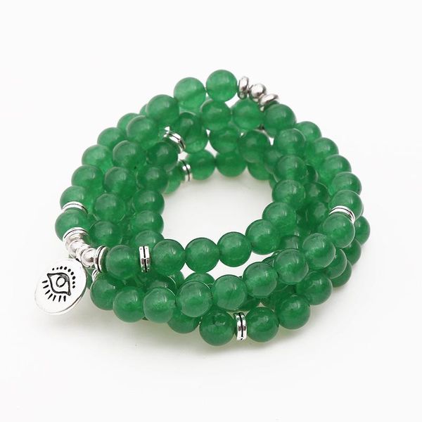 beaded, strands handmade 8mm natural green donglin onyx bracelet 108 mala eyes pendant necklace chakra yoga buddhist dropship, Black
beaded, strands handmade 8mm natural green donglin onyx bracelet 108 mala eyes pendant necklace chakra yoga buddhist dropship, Black
