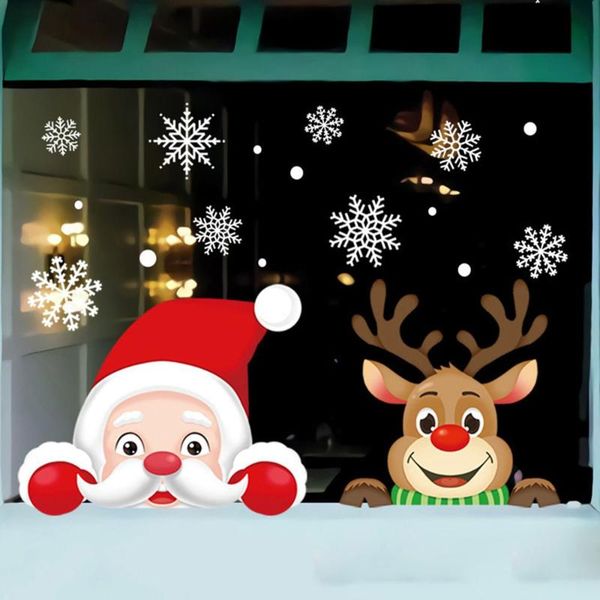 wall stickers christmas window santa claus reindeer snowflake decals electrostatic shopwindow supplies xmas decor art
wall stickers christmas window santa claus reindeer snowflake decals electrostatic shopwindow supplies xmas decor art