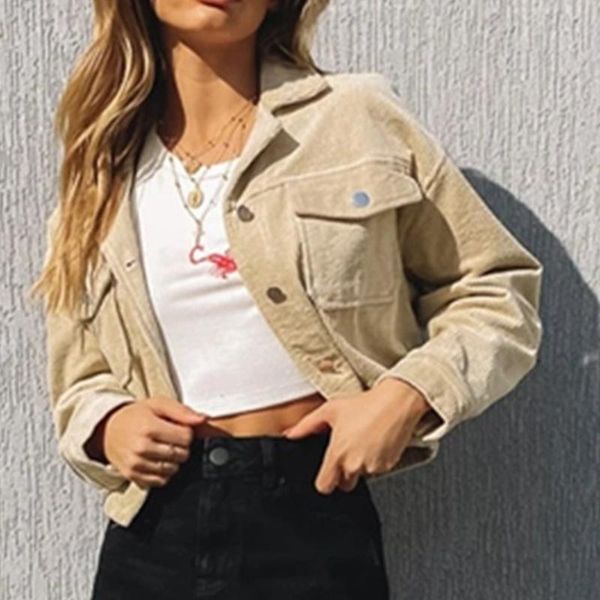 women's jackets corduroy ruched short jacket coat elegant long sleeve single breasted splice casual coats nice autumn fashion streetwea, Black;brown
women's jackets corduroy ruched short jacket coat elegant long sleeve single breasted splice casual coats nice autumn fashion streetwea, Black;brown