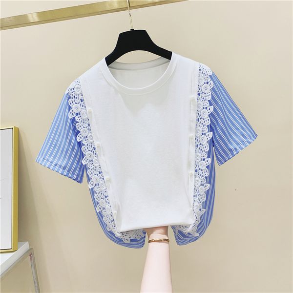 2021 korean summer-style loose-fit t-shirts fashion cotton short sleeve ill1, White
2021 korean summer-style loose-fit t-shirts fashion cotton short sleeve ill1, White