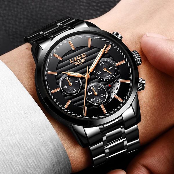 wristwatches relojes 2021 watch men lige fashion sport quartz clock mens watches business waterproof relogio masculino, Slivery;brown
wristwatches relojes 2021 watch men lige fashion sport quartz clock mens watches business waterproof relogio masculino, Slivery;brown