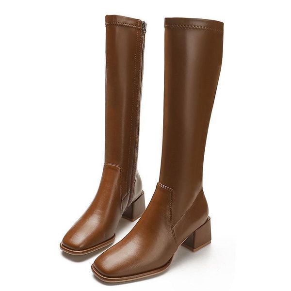 boots ladies knee length female high tube plus velvet slimming knight women's side zipper long leather hy499, Black
boots ladies knee length female high tube plus velvet slimming knight women's side zipper long leather hy499, Black