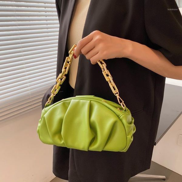 evening bags folds thick chain women crossbody shoulder bag small 2021 designer female purses and handbags soft pu leather shell clutch sac1
evening bags folds thick chain women crossbody shoulder bag small 2021 designer female purses and handbags soft pu leather shell clutch sac1