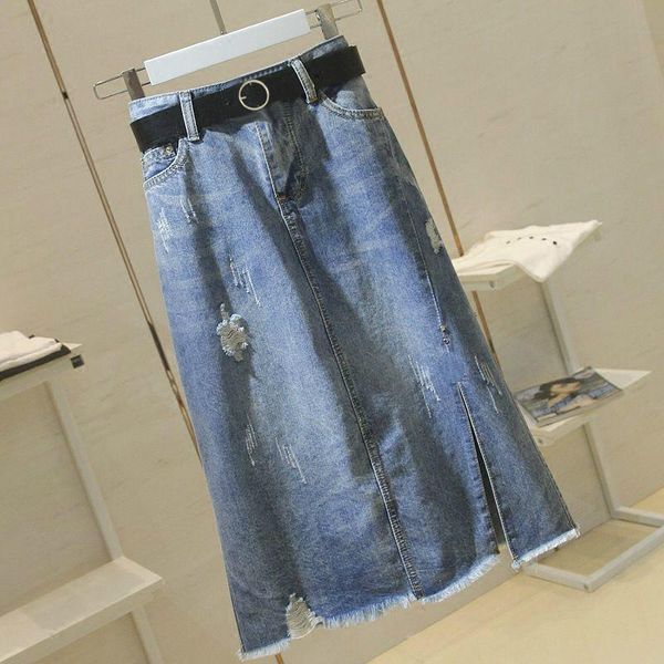 skirts womens ripped denim a-line large size female split hole jeans for women, Black
skirts womens ripped denim a-line large size female split hole jeans for women, Black
