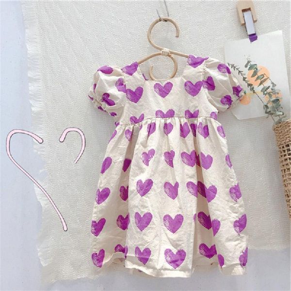 girl's dresses girls dress u-neck love princess 2021 summer baby kids children's clothing, Red;yellow
girl's dresses girls dress u-neck love princess 2021 summer baby kids children's clothing, Red;yellow