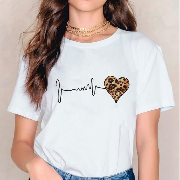 women 2021 heartbeat love leopard printt shirt womens ladies valentine graphic clothes tshirts female tee t-shirt clothing, White
women 2021 heartbeat love leopard printt shirt womens ladies valentine graphic clothes tshirts female tee t-shirt clothing, White