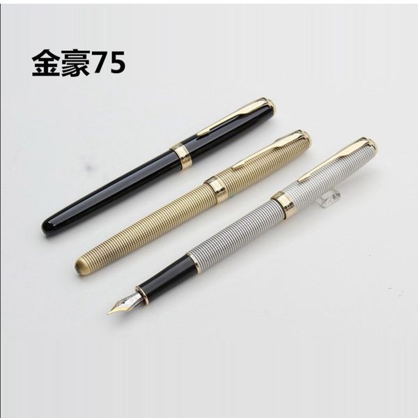 jinhao 75 zhuoer series pen calligraphy metal check silver ink bag gift quick delivery
jinhao 75 zhuoer series pen calligraphy metal check silver ink bag gift quick delivery
