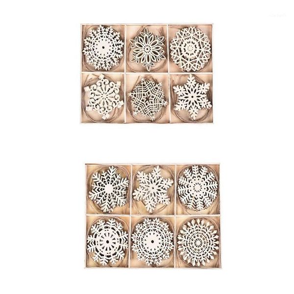 christmas decorations 24pcs/box vintage snowflake wooden pendants ornaments tree gifts
christmas decorations 24pcs/box vintage snowflake wooden pendants ornaments tree gifts