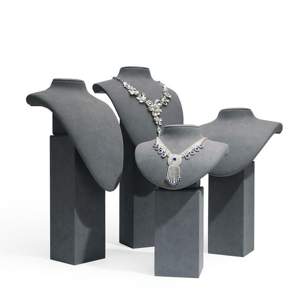 jewelry pouches, bags design display gray velvet bust luxuly shop mall necklace pendant holder show rack 4 options model, Pink;blue
jewelry pouches, bags design display gray velvet bust luxuly shop mall necklace pendant holder show rack 4 options model, Pink;blue