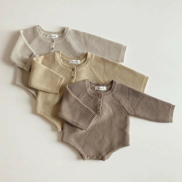 autumn new toddler baby boys girls knitted bodysuit infant jumpsuit knitwear outfits newborn baby sweater and baby knit hat 210315, Red;yellow
autumn new toddler baby boys girls knitted bodysuit infant jumpsuit knitwear outfits newborn baby sweater and baby knit hat 210315, Red;yellow
