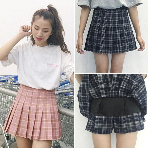 skirts harajuku women 2021 korean summer style plaid pleated skirt rock kawaii high waist fashion s-3xl, Black
skirts harajuku women 2021 korean summer style plaid pleated skirt rock kawaii high waist fashion s-3xl, Black