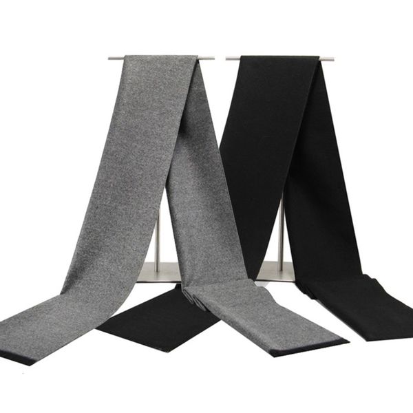 men's solid color winter warm thickened monochrome middle-aged and elderly scarf, Blue;black
men's solid color winter warm thickened monochrome middle-aged and elderly scarf, Blue;black