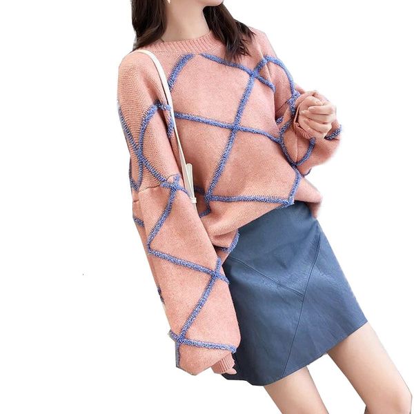 female 2021 new fall winter thick shirt loose fashion lady casual sweater a406 skf4, White;black 
female 2021 new fall winter thick shirt loose fashion lady casual sweater a406 skf4, White;black