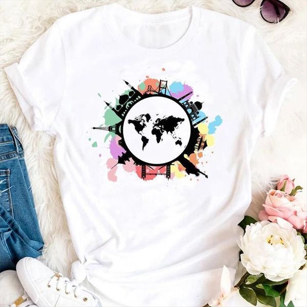 and women summer travel watercolor mens t shirts trend ladies 90s cartoon clothes tshirts fashion graphic print female tee, White;black
and women summer travel watercolor mens t shirts trend ladies 90s cartoon clothes tshirts fashion graphic print female tee, White;black