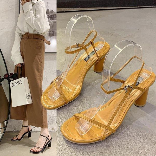 dress shoes womens sandals 2021 summer french retro high heels women sandalies casual fashion block heel open toe female, Black
dress shoes womens sandals 2021 summer french retro high heels women sandalies casual fashion block heel open toe female, Black
