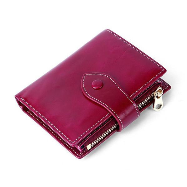wallets fashion genuine leather women short female purse small coin pocket womens and purses card holder, Red;black
wallets fashion genuine leather women short female purse small coin pocket womens and purses card holder, Red;black
