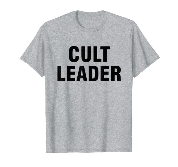 cult leader t-shirt, White;black 
cult leader t-shirt, White;black