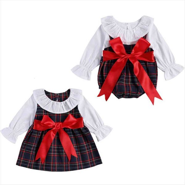 christmas 0 5y sister girl dress baby girls romper peter pan collar long sleeve big bow plaid print outfits, Red;yellow
christmas 0 5y sister girl dress baby girls romper peter pan collar long sleeve big bow plaid print outfits, Red;yellow