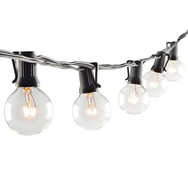 strings 10ft25ft g40 light string transparent bulb fairy outdoor terrace wedding decoration party garden
strings 10ft25ft g40 light string transparent bulb fairy outdoor terrace wedding decoration party garden