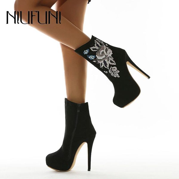 boots women's ankle niufuni 2021 warm plus size 35-42 platform zipper embroidered stiletto high heels casual shoes for women, Black
boots women's ankle niufuni 2021 warm plus size 35-42 platform zipper embroidered stiletto high heels casual shoes for women, Black