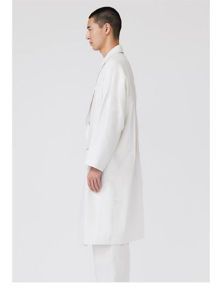 men's trench coats loose large size stage style clothing niche designers black and white linen day casual high street oversize windbrea, Tan;black
men's trench coats loose large size stage style clothing niche designers black and white linen day casual high street oversize windbrea, Tan;black