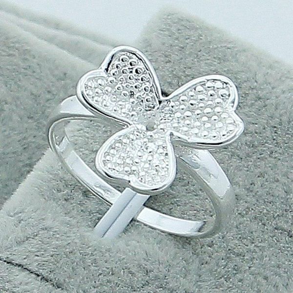 wedding rings delicate 925 sliver color three-leaf clover ring for women engagement party fashion charm jewelry christmas gift, Slivery;golden
wedding rings delicate 925 sliver color three-leaf clover ring for women engagement party fashion charm jewelry christmas gift, Slivery;golden