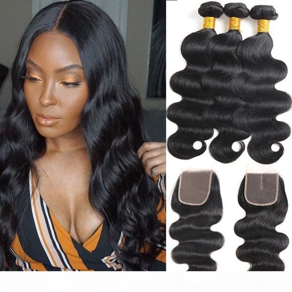 brazilian virginhair body wave 3 bundles with closure indian remy human hair 3 bundles with middle closure hair extensions body wave, Black
brazilian virginhair body wave 3 bundles with closure indian remy human hair 3 bundles with middle closure hair extensions body wave, Black